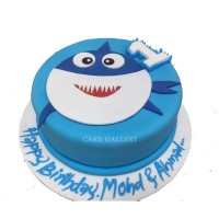 Baby Shark Birthday Cake - Birthday Cake Delivery Qatar